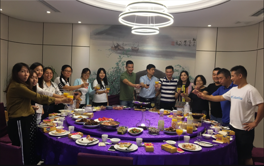 天正恒業(yè) 中秋節(jié) 聚餐 歡度